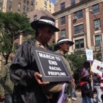 Silent march to end stop and frisk and racial profiling